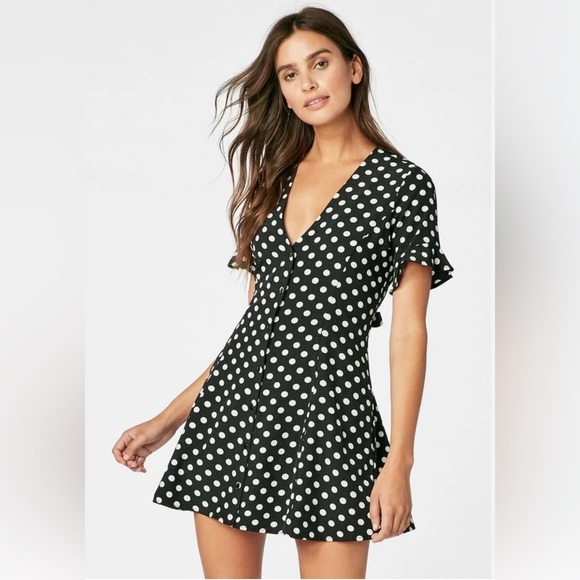 Zara polka dot mini dress S - Picture 1 of 4